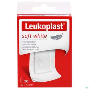 Wundpflaster Leukoplast/soft 38x72mm 7645016 10st, A-Nr.: 4369162 - 01