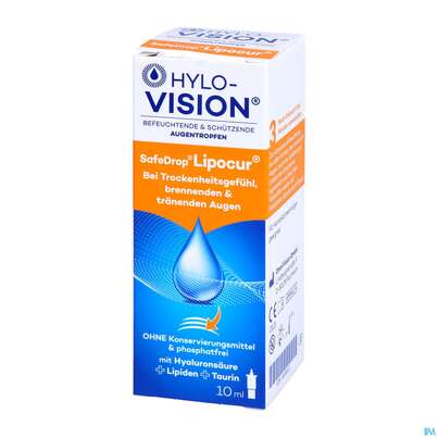 Augentropfen Hylo-vision Safe Drop Lipocur 10ml 1st, A-Nr.: 5381567 - 02