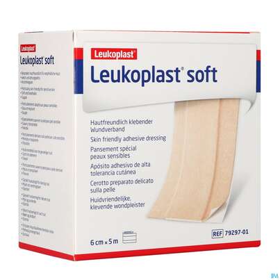 Wundpflaster Leukoplast/soft 5mx 6cm 7929701 1st, A-Nr.: 4803948 - 02