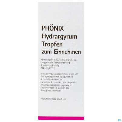 Phoenix Tropfen Hydrargyrum Spag. 100ml, A-Nr.: 3071928 - 01