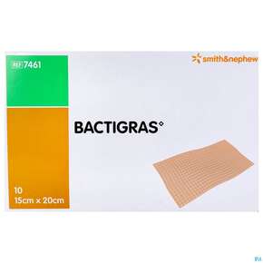 Kompressen Bactigras Paraffingaze 15x 20cm 10st, A-Nr.: 1599401 - 01