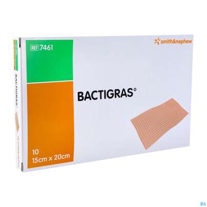 Kompressen Bactigras Paraffingaze 15x 20cm 10st, A-Nr.: 1599401 - 02