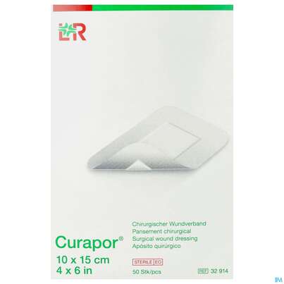 Wundverband Curapor Steril Chirurgisch 10x 15cm 50st, A-Nr.: 4041668 - 01