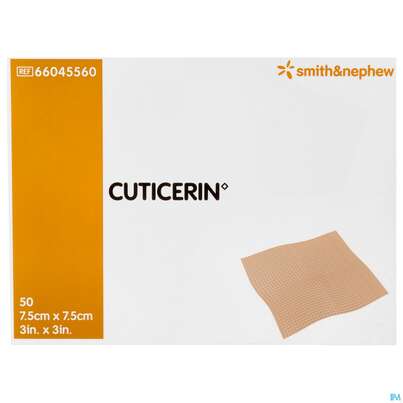 Wundverband Cuticerin Salbengaze Neutral Steril 7,5x 7,5cm Nr 45560 50st, A-Nr.: 1165080 - 01