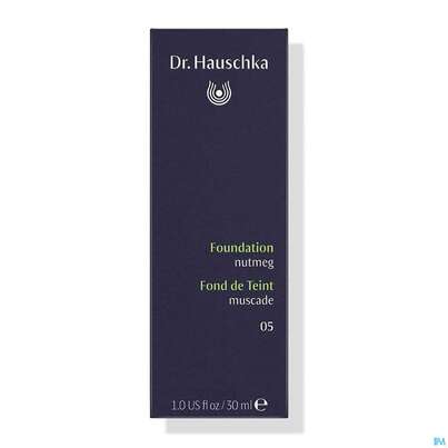 Sie sehen eine Packung Dr. Hauschka Foundation 05 Nutmeg 30ml, Produktbild: 03 Dr. Hauschka Foundation 05 Nutmeg 30ml, A-Nr.: 4592635 - 03