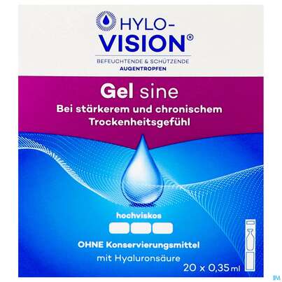 Augentropfen Hylo-vision Sine Gel 0,35ml 20st, A-Nr.: 3829561 - 01