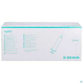 Injektionsspritzen U.zubeh. Einmalspritzen Braun Injekt 20ml 100st, A-Nr.: 2692580 - 01