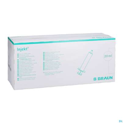 Injektionsspritzen U.zubeh. Einmalspritzen Braun Injekt 20ml 100st, A-Nr.: 2692580 - 03