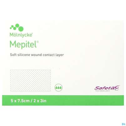 Netzauflagen Mepitel Silikon Steril 5x7,5cm 10st, A-Nr.: 1519514 - 02