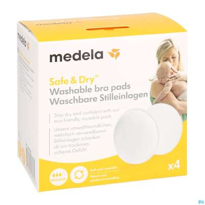 Stilleinlagen -medela Waschbar 4st, A-Nr.: 1543197 - 03