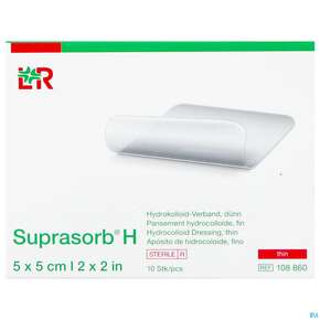 Suprasorb H Hydrokolloid-verband Duenn 5x 5cm 10st, A-Nr.: 5095086 - 01