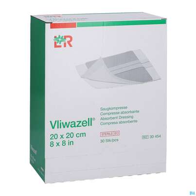 Vliwazell Saugkompresse Steril 20x 20cm 30st, A-Nr.: 3707467 - 03