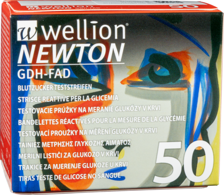 Wellion NEWTON Teststreifen Dose 2x25 Stk., A-Nr.: 5355067 - 01