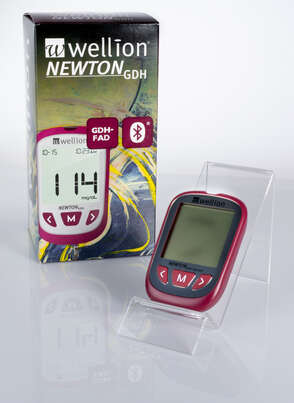 Sie sehen eine Packung Wellion NEWTON GDH-FAD BTE, Produktbild: 01 Wellion NEWTON GDH-FAD BTE, A-Nr.: 5354990 - 01