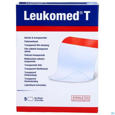 Wundverband Leukomed/t Folienverband/o.auflage Steril 8x10cm 5st, A-Nr.: 3091121 - 02