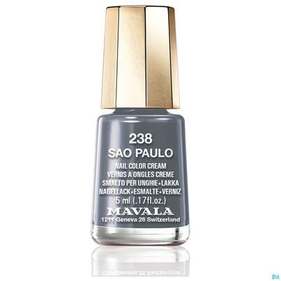 Sie sehen eine Packung Mavala Nagellacke 238 Sao Paulo 5ml, Produktbild: 02 Mavala Nagellacke 238 Sao Paulo 5ml, A-Nr.: 4552848 - 02