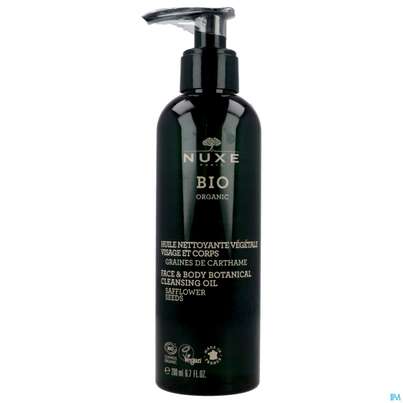 Sie sehen eine Packung Nuxe Bio/safflower Seeds Oil Face +body Botanical Cleansing Oil 200ml, Produktbild: 01 Nuxe Bio/safflower Seeds Oil Face +body Botanical Cleansing Oil 200ml, A-Nr.: 5607830 - 01