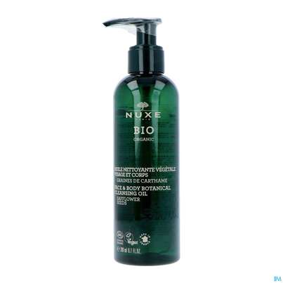 Sie sehen eine Packung Nuxe Bio/safflower Seeds Oil Face +body Botanical Cleansing Oil 200ml, Produktbild: 05 Nuxe Bio/safflower Seeds Oil Face +body Botanical Cleansing Oil 200ml, A-Nr.: 5607830 - 05