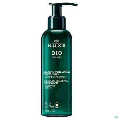 Sie sehen eine Packung Nuxe Bio/safflower Seeds Oil Face +body Botanical Cleansing Oil 200ml, Produktbild: 06 Nuxe Bio/safflower Seeds Oil Face +body Botanical Cleansing Oil 200ml, A-Nr.: 5607830 - 06