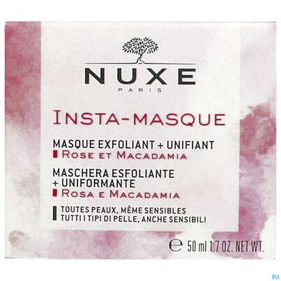 Sie sehen eine Packung Nuxe Insta-masque Exfoliante +unifiante Peelende+verfeinerte 50ml, Produktbild: 01 Nuxe Insta-masque Exfoliante +unifiante Peelende+verfeinerte 50ml, A-Nr.: 4540609 - 01
