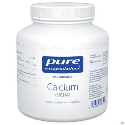 Sie sehen eine Packung Pure Encapsulations Calcium (mcha) 180 Kapseln, Produktbild: 02 Pure Encapsulations Calcium (mcha) 180 Kapseln, A-Nr.: 3418786 - 02