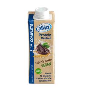 all in® COMPLETE VEGAN Protein Mahlzeit Hafer &amp;amp; Kakao (14 x 250ml), A-Nr.: 5327734 - 01