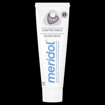 meridol® Zahnfleischschutz Sanftes Weiss Zahncreme, A-Nr.: 4263877 - 01