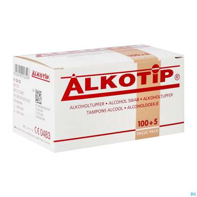 Alkoholtupfer Alkotip 70% 100st, A-Nr.: 2662047 - 02