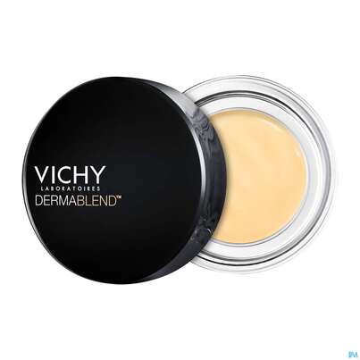 Sie sehen eine Packung Vichy Dermablend Korrekturfarbe Gelb 4,5g, Produktbild: 02 Vichy Dermablend Korrekturfarbe Gelb 4,5g, A-Nr.: 4803109 - 02