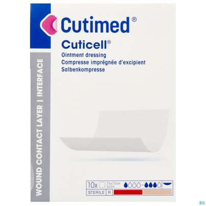 Sie sehen eine Packung Wundauflagen Cutimed Distanzgitter Eucerit 7,5x 7,5cm 71007 10st, Produktbild: 02 Wundauflagen Cutimed Distanzgitter Eucerit 7,5x 7,5cm 71007 10st, A-Nr.: 4321758 - 02