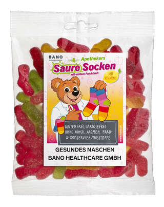 Sie sehen eine Packung Arlberger Apothekers Saure Socken Prob 18g, Produktbild: 01 Arlberger Apothekers Saure Socken Prob 18g, A-Nr.: 5839397 - 01
