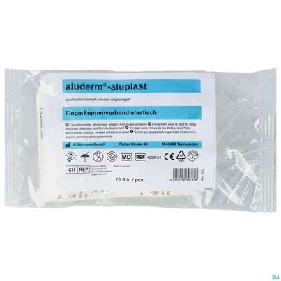 Fingerverbaende Aluderm-aluplast Elastisch Kuppen 10st, A-Nr.: 1381234 - 01