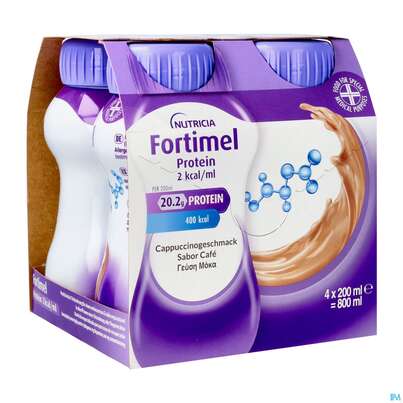 Fortimel/protein 200ml 2kcal Cappuccino 4st, A-Nr.: 5833354 - 02