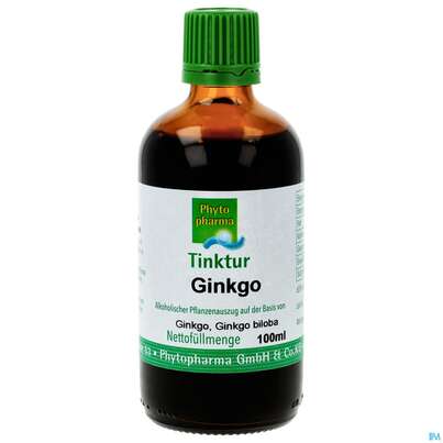 Ginkgo Tinktur Ginkgo Biloba Phytopharma 100ml, A-Nr.: 5392967 - 01