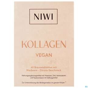 Kollagen Vegan Brausetabl Niwi 60st, A-Nr.: 5868714 - 01