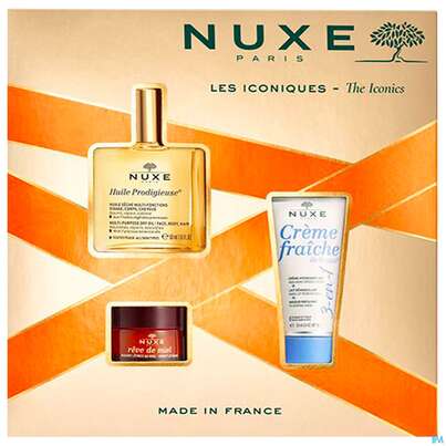 Nuxe Xmas/2023/the Iconics 2023 Hp Oel 50ml+rdm Lip B 15 Creme Fraiche Pl Creme 30ml 1st, A-Nr.: 5808853 - 01