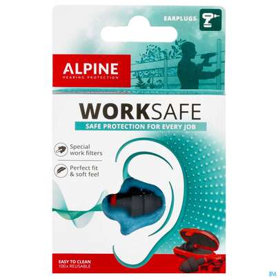 Ohrenschutz Alpine Hearing Protection Worksafe 2st, A-Nr.: 3796264 - 01