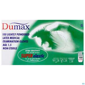 Untersuchungshandschuhe -dumax Latex Gepudert S 100st, A-Nr.: 2867950 - 01