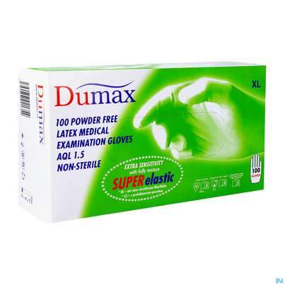 Untersuchungshandschuhe -dumax Latex Puderfrei Xl 100st, A-Nr.: 2995470 - 02