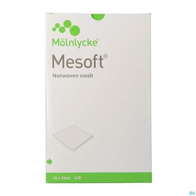 Vlieskompressen Mesoft/set Steril 10x 10cm 75x2 150st, A-Nr.: 3069593 - 01