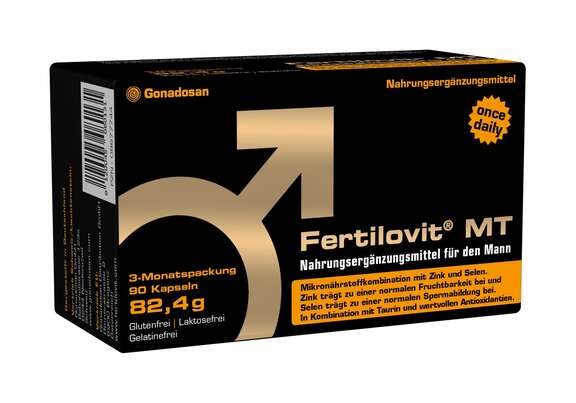 Sie sehen eine Packung Fertilovit MT, Produktbild: 01 Fertilovit MT, A-Nr.: 4006867 - 01