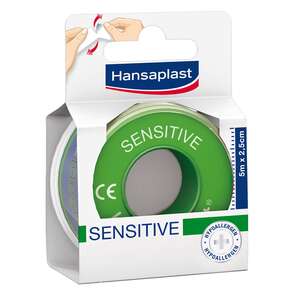 Hansaplast Sensitive Rollenpflaster 1,25cm x 5m, A-Nr.: 2843197 - 01