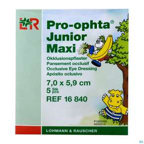 Augenokklusionspflaster Pro-ophta Junior Maxi 7x 5,9cm 16842 100st, A-Nr.: 2723257 - 01