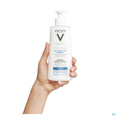 Sie sehen eine Packung Vichy Purete Thermale Mineral/mizellenmilch Trockene Haut 400ml, Produktbild: 05 Vichy Purete Thermale Mineral/mizellenmilch Trockene Haut 400ml, A-Nr.: 5178903 - 05