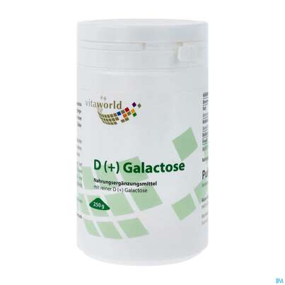 Galactose D (+) Pulver/rein Vegetarisch -vita World 250g, A-Nr.: 4843988 - 02