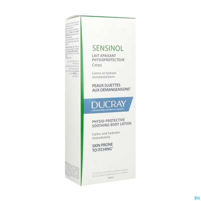 Sie sehen eine Packung Ducray Sensinol Beruhigende Körpermilch 200ml, Produktbild: 04 Ducray Sensinol Beruhigende Körpermilch 200ml, A-Nr.: 4371791 - 04