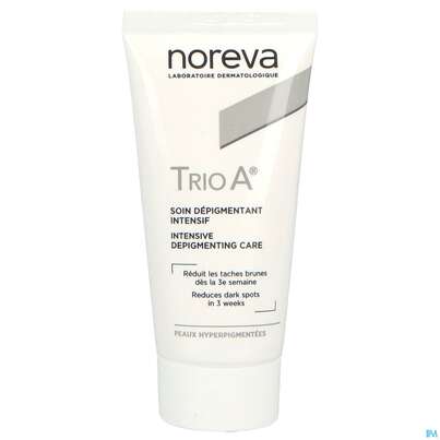 Sie sehen eine Packung Noreva Trio A Depigmentierende Emulsion 30ml, Produktbild: 06 Noreva Trio A Depigmentierende Emulsion 30ml, A-Nr.: 4090454 - 06
