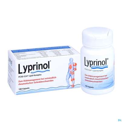 Sie sehen eine Packung Lyprinol Kapseln 180st, Produktbild: 05 Lyprinol Kapseln 180st, A-Nr.: 4192410 - 05