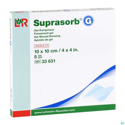 Suprasorb Steril G Gel-kompresse 10x 10cm 5st, A-Nr.: 4346149 - 03