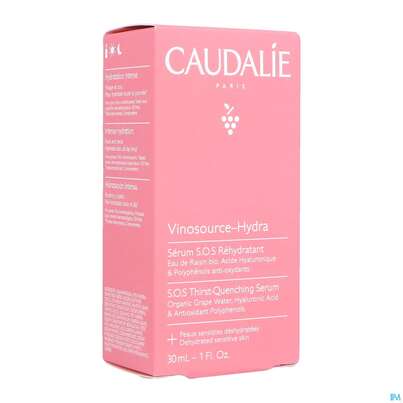 Sie sehen eine Packung Caudalie Vinosource/hydra S.o.s Serum Hydratisierend 30ml, Produktbild: 02 Caudalie Vinosource/hydra S.o.s Serum Hydratisierend 30ml, A-Nr.: 3969552 - 02